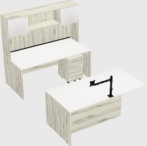 Executive parallel desk