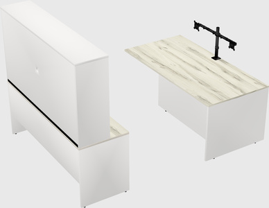 Executive parallel desk
