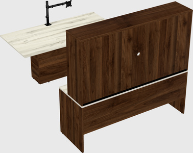 Executive parallel desk