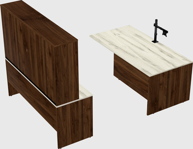 Executive parallel desk