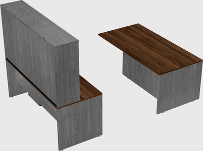 Executive parallel desk