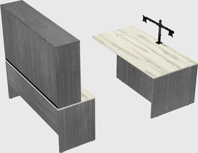 Executive parallel desk