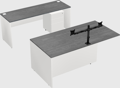 Executive parallel desk