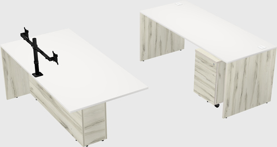 Executive parallel desk