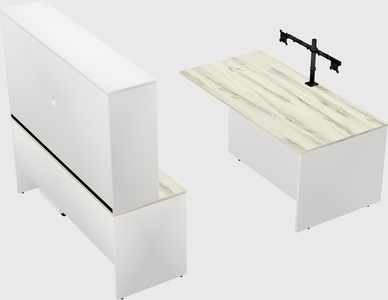 Executive parallel desk