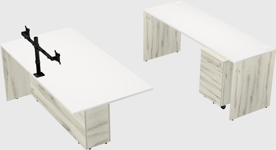 Executive parallel desk