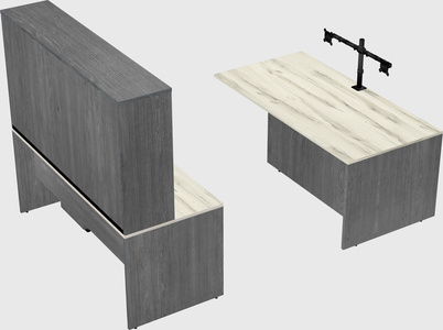 Executive parallel desk