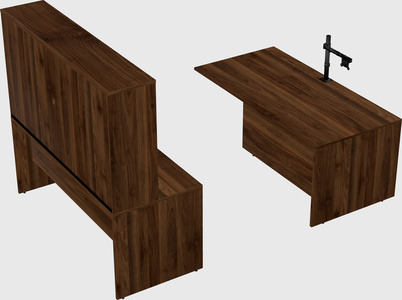 Executive parallel desk