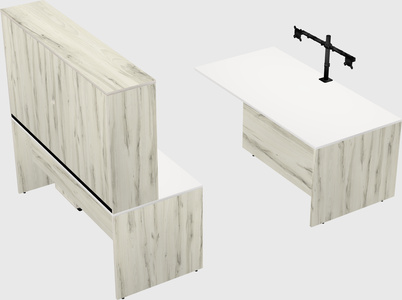 Executive parallel desk