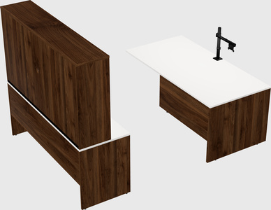 Executive parallel desk