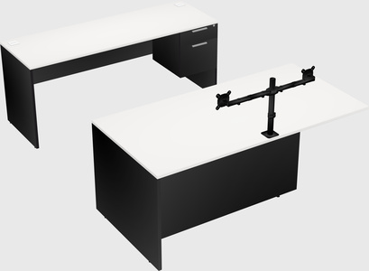 Executive parallel desk