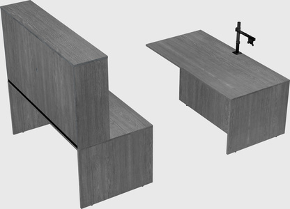 Executive parallel desk