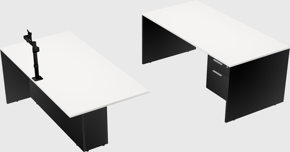 Executive parallel desk