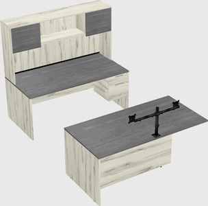 Executive parallel desk