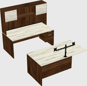 Executive parallel desk