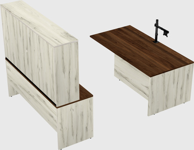 Executive parallel desk