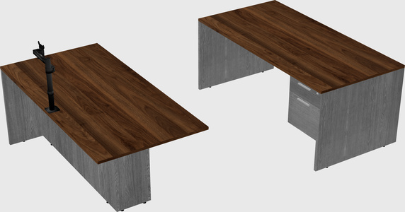 Executive parallel desk