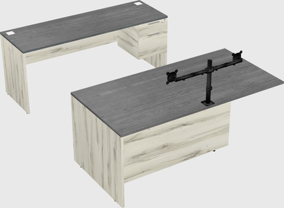 Executive parallel desk