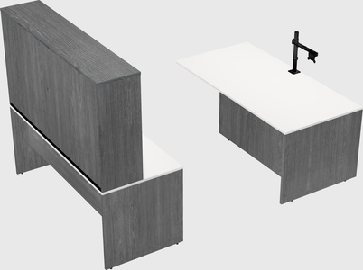 Executive parallel desk