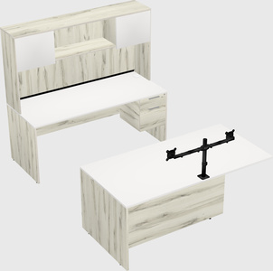 Executive parallel desk