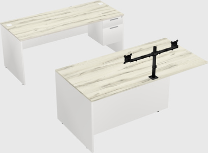Executive parallel desk