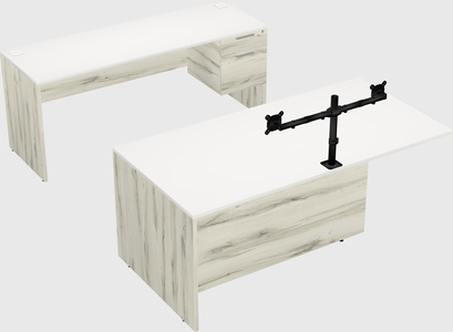 Executive parallel desk