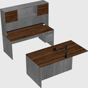 Executive parallel desk