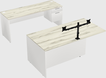 Executive parallel desk