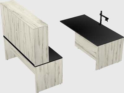 Executive parallel desk