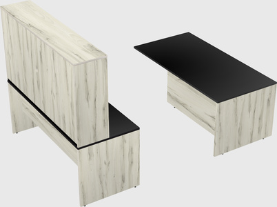 Executive parallel desk