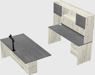 Executive parallel desk