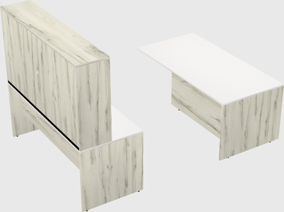 Executive parallel desk