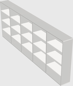 Bookcase storage