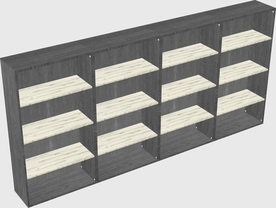 Bookcase storage
