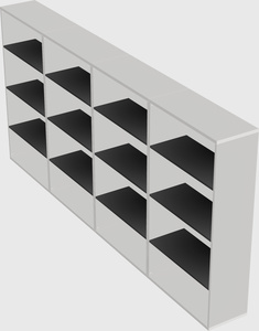 Bookcase storage