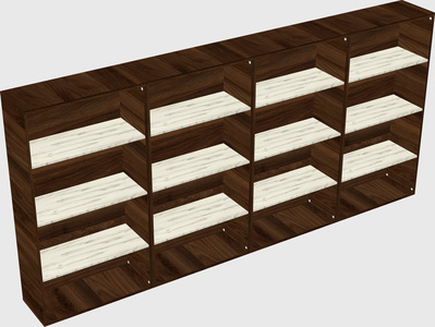 Bookcase storage