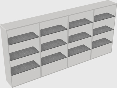 Bookcase storage