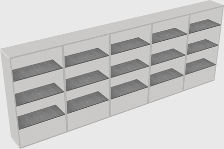Bookcase storage