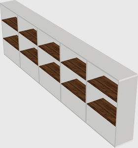 Bookcase storage