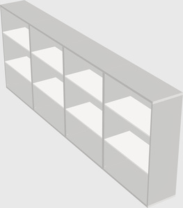 Bookcase storage