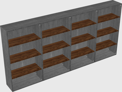 Bookcase storage