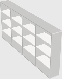 Bookcase storage