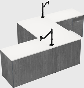 Executive shared desk