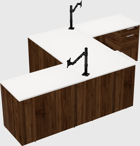 Executive shared desk
