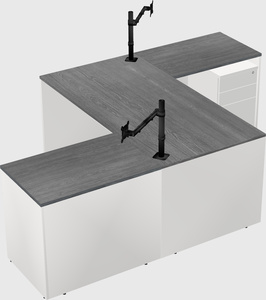 Executive shared desk