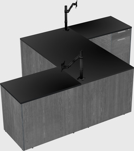 Executive shared desk