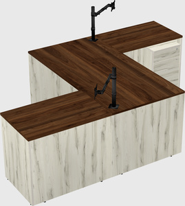 Executive shared desk