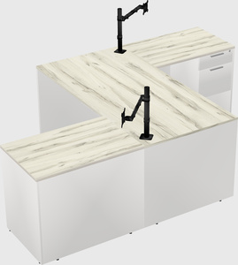 Executive shared desk