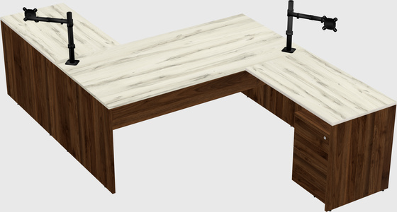 Executive shared desk
