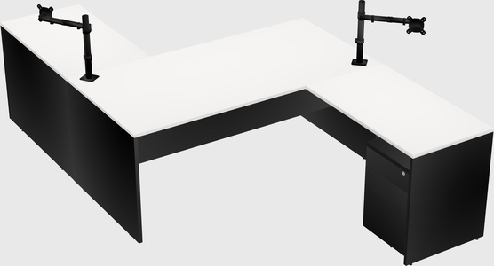 Executive shared desk
